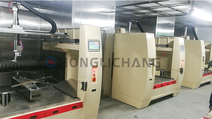 Linea di pittura alternante